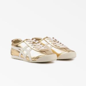 NWT gold onitsuka tiger shoes